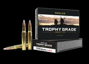 Nosler Trophy Grade .30-06 Springfield 165 Grain AccuBond Ammo