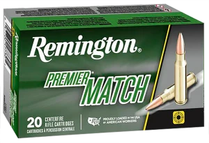 Remington Premier Match 6.5 Creedmoor 140 Grain Sierra MatchKing BTHP Ammo